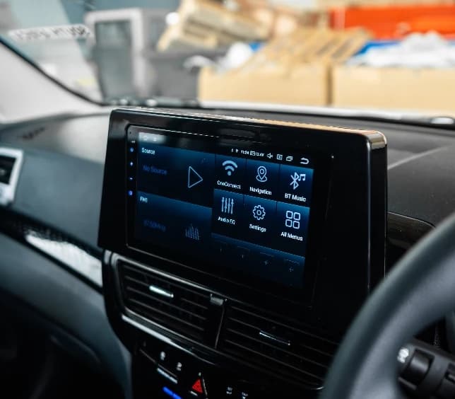 XUV 3XO Xprez Panel Van 9 inch infotainment screen